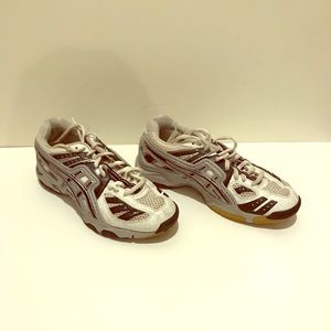 Asics Volleyball Shoes White & Black